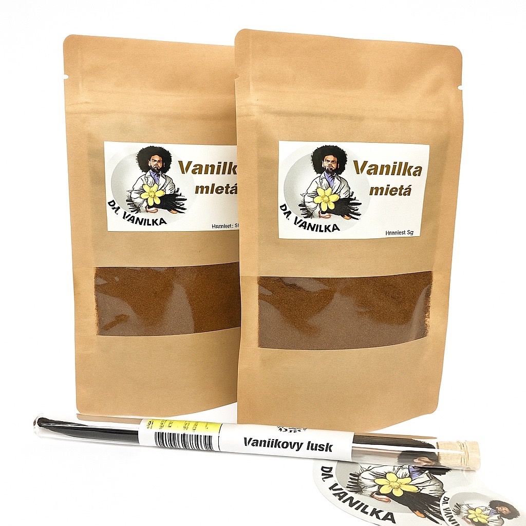 2 x 50g vanilka mletá + zkumavka "L" GRATIS